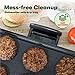 BELLA Electric Griddle with Warming Tray - Smokeless Indoor Grill, Nonstick Surface, Adjustable Temperature & Cool-touch Handles, 10