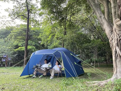 Carpa de Camping Familiar Three Bears para 6 Personas, Diseño Espacioso, Impermeable 3000mm miniatura 2