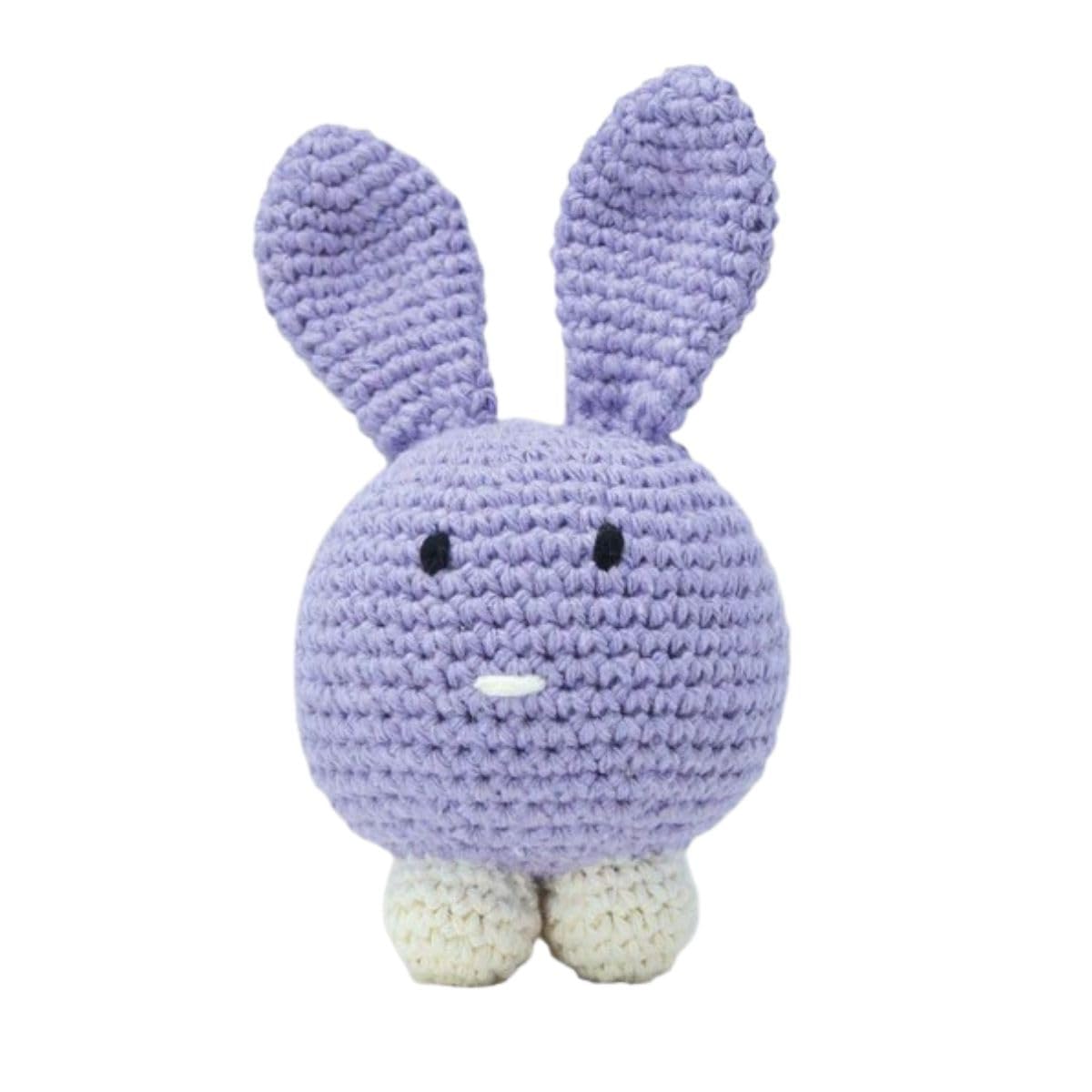 KNITTY CRITTERS – Cubies – Bunnifer Bunny| Beginner-Friendly Crochet Craft Kit with Recycled Yarn