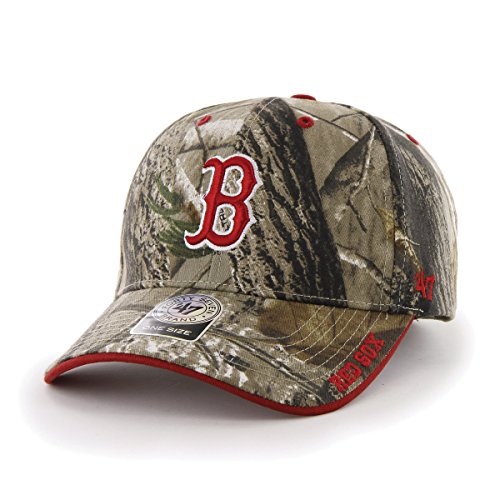 MLB Boston Red Sox Real Tree Frost Camouflage Adjustable Hat, One Size, Realtree Camo