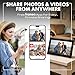 Minolta Smart Photo Frame 10.1 inch - Digital Picture Frame with IPS Touch Screen HD Display, Built-in Free Frameo App and WiFi, Video & Photo Sharing, 16GB Storage (Black)