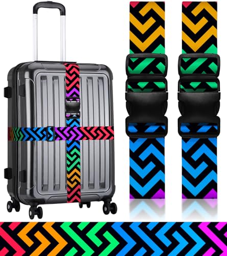 Stanoha Luggage Straps for Suitcases Travel Belt Luggage Band Heavy Duty Traveling Luggage...