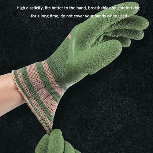 Garden Art Multipurpose Gloves GAMG | Cut-Resistant, Rubber Coated,Comfortable For Wood Working, Construction Work, Electric Welding and Other Activites (Multipurpose) 2