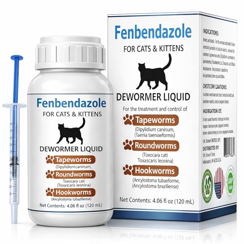 Fenbendazole Liquid Dewormer for Cats
