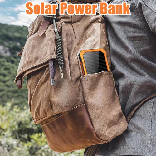 Banco de energía solar contra apagones en camping con linterna integrada 3