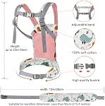 Vollence Sac à dos pour bébé porte-poupée réglable Porte-poule avant/arrière pour enfants