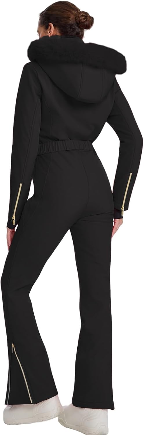 GS SNOWING Womens Ski Suit One Piece Snowsuit Winter Snow Snowboard Slim Insulated Jumpsuits Waterproof Windproof - Image 6