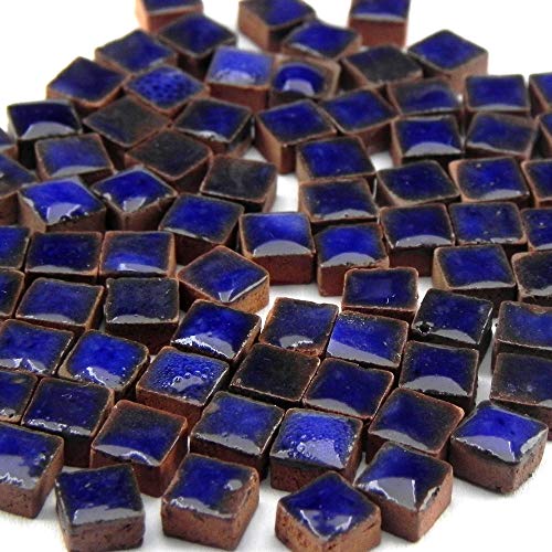 Micro Mosaic Tiles 3/16inch 5x5mm, 1000 pcs, Purple Blue, RB01