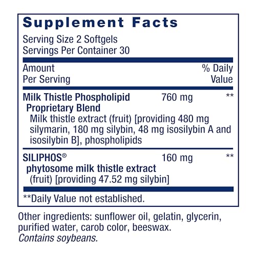 Life Extension Advanced Milk Thistle, 60 Softgels - image 3