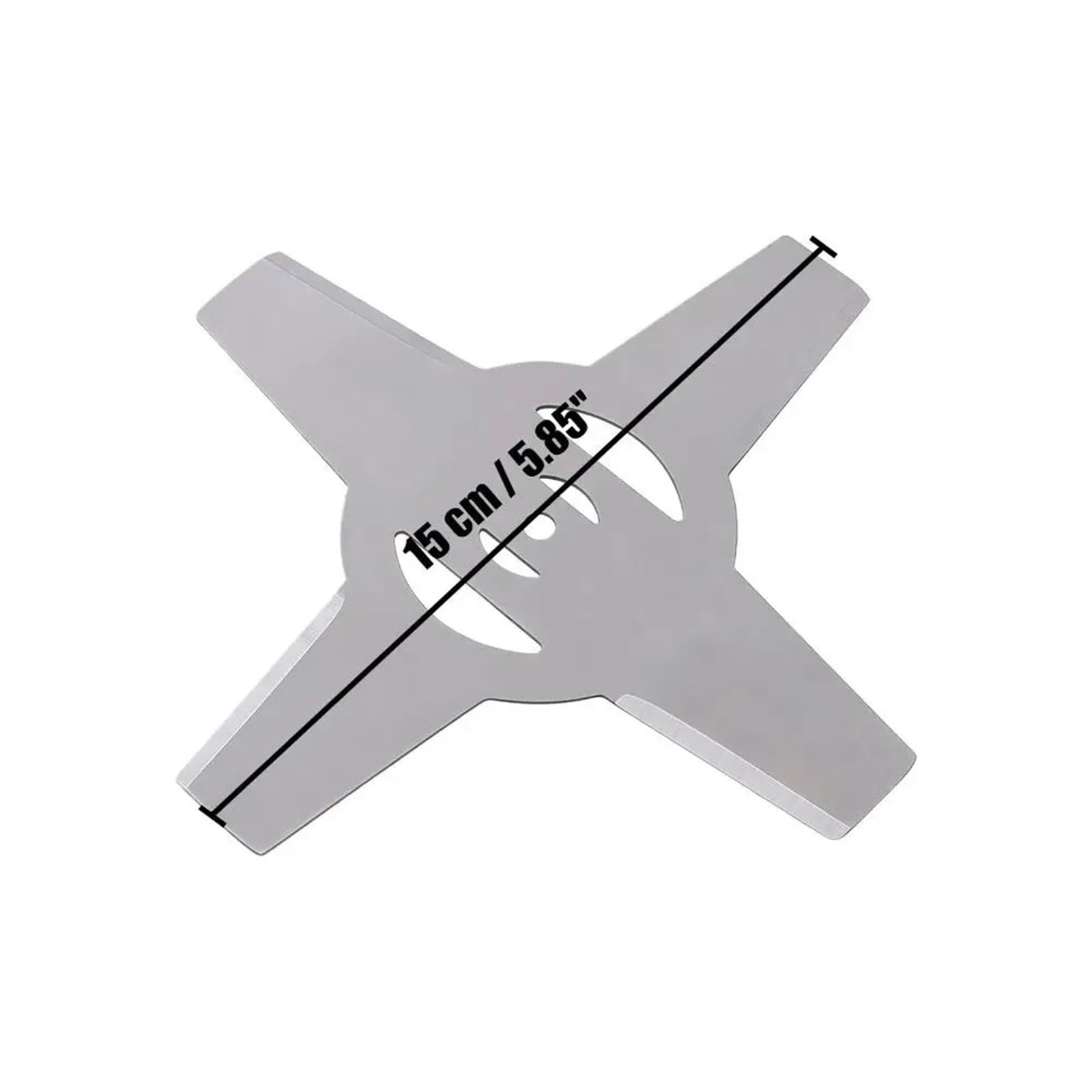 Cuchillas De Cabeza Cortadora De Cepillo Recortadora De Metal De 150mm, 4 Dientes For Piezas De Repuesto De Cortacésped(20pcs)