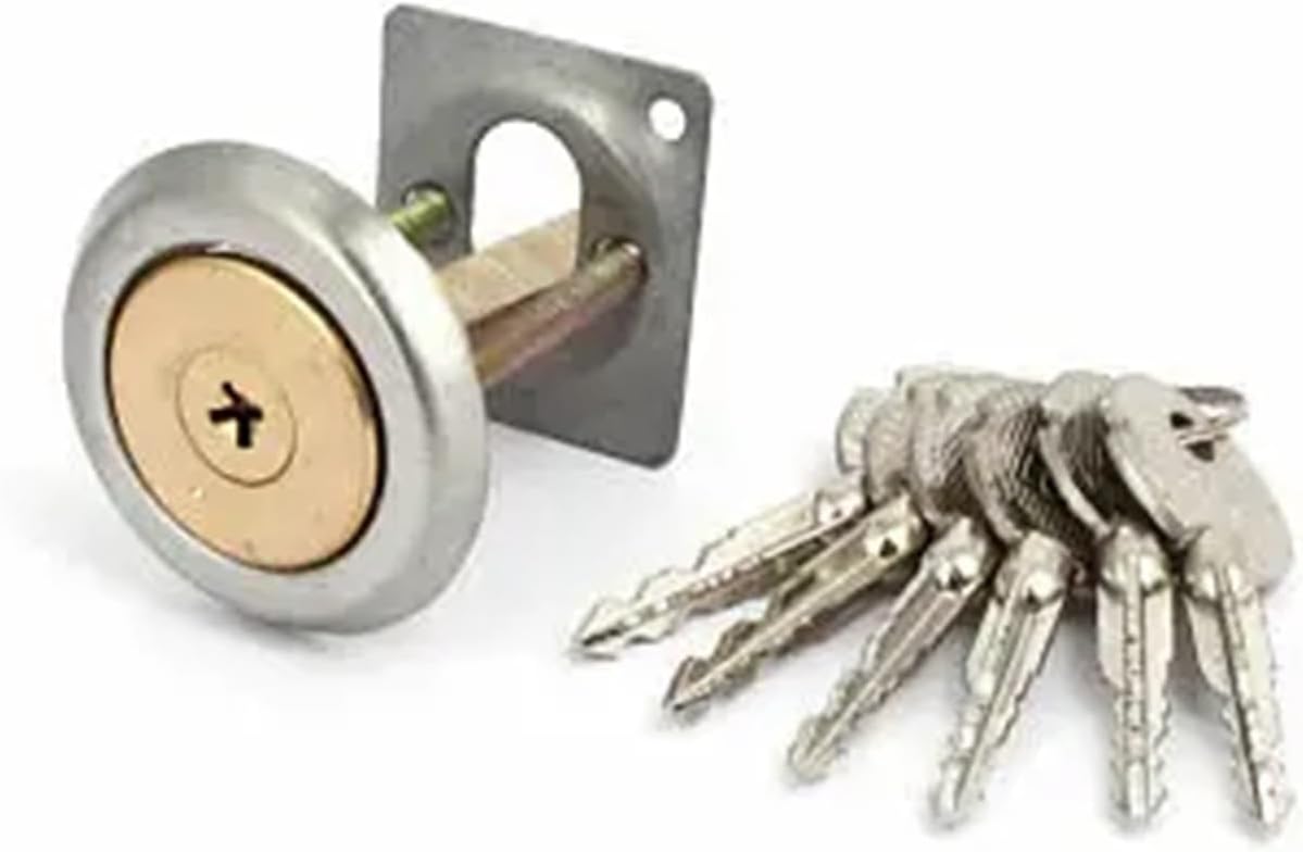 Home Office Door Security Entrance Deadbolt Cylinder Lock with Keys 1Pcs