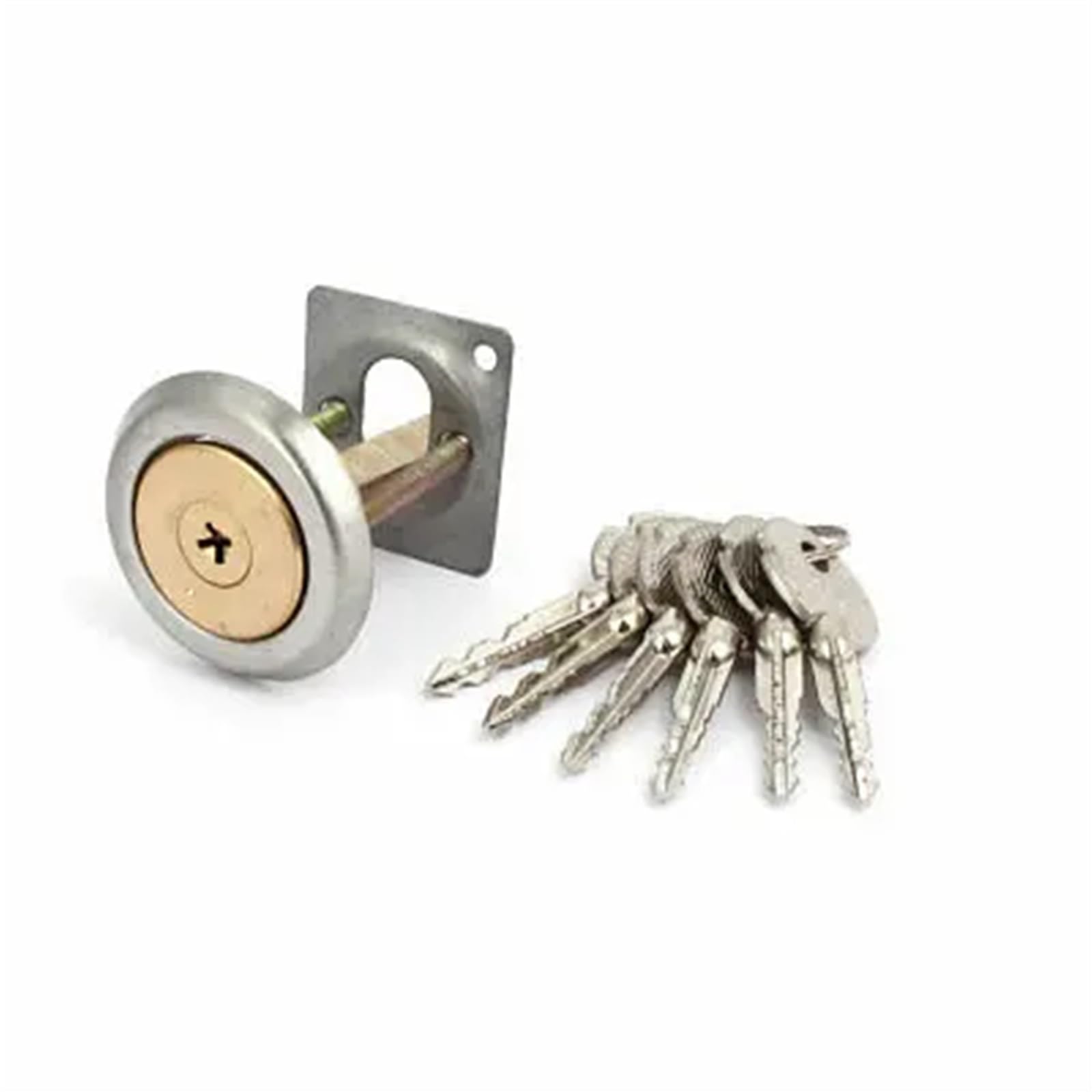 Serrure à pêne dormant à cylindre avec clés pour porte de bureau et entrée