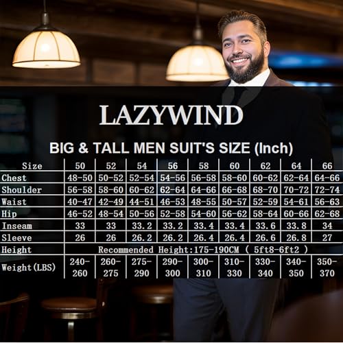 Plus Size Mens Suits 3 Pieces Set2