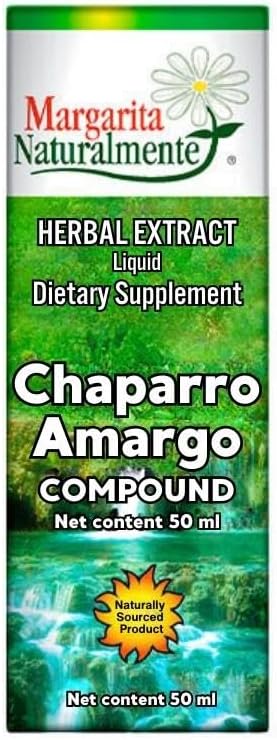Chaparro Amargo Compund, 50ml, Margarita Nauralmente