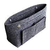 Der Purse Organizer Insert besteht aus Stofffilzmaterial und fügt Ihren Handtaschen-Tragetaschen nicht zu viel Gewicht hinzu.