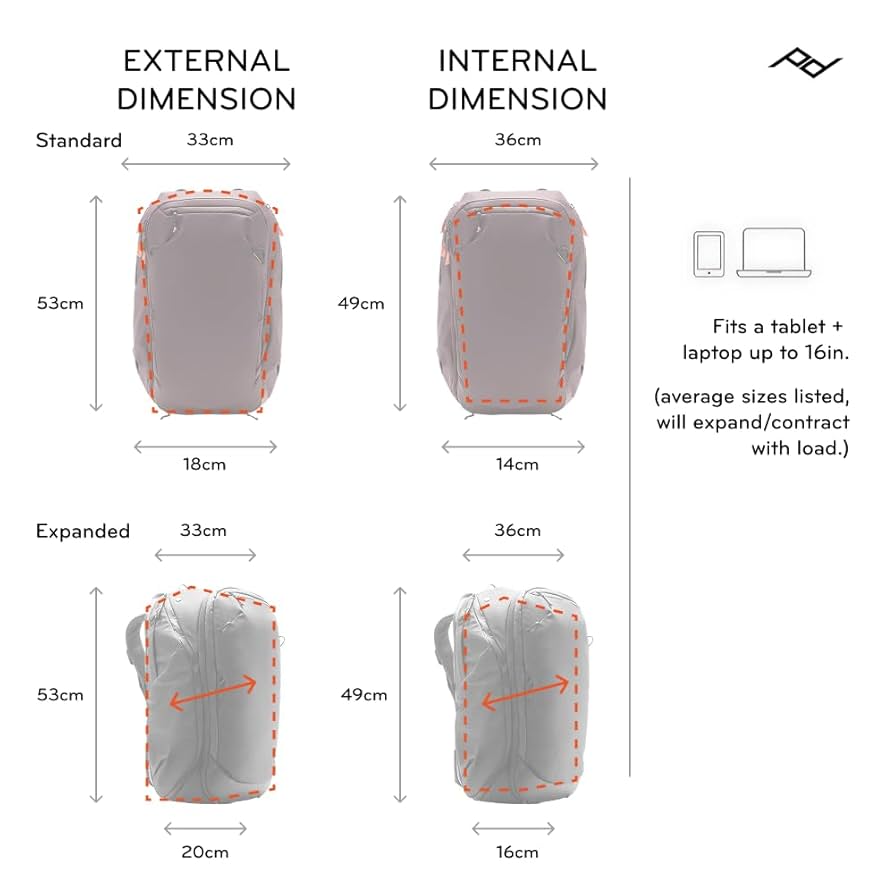 ピークデザイン　トラベルパック45リットル Amazon.co.jp: 【国内正規品】PeakDesign ピークデザイン