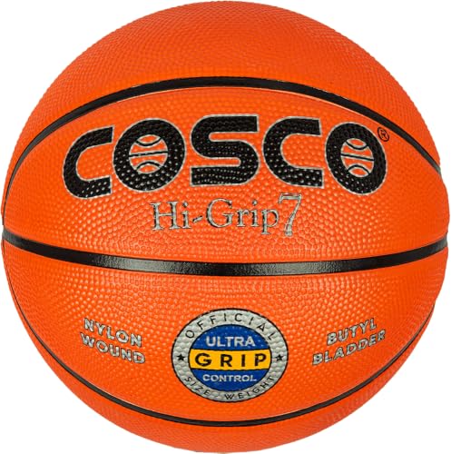 Image of Cosco Hi-Grip Rubber Moulded Basketball Size 7