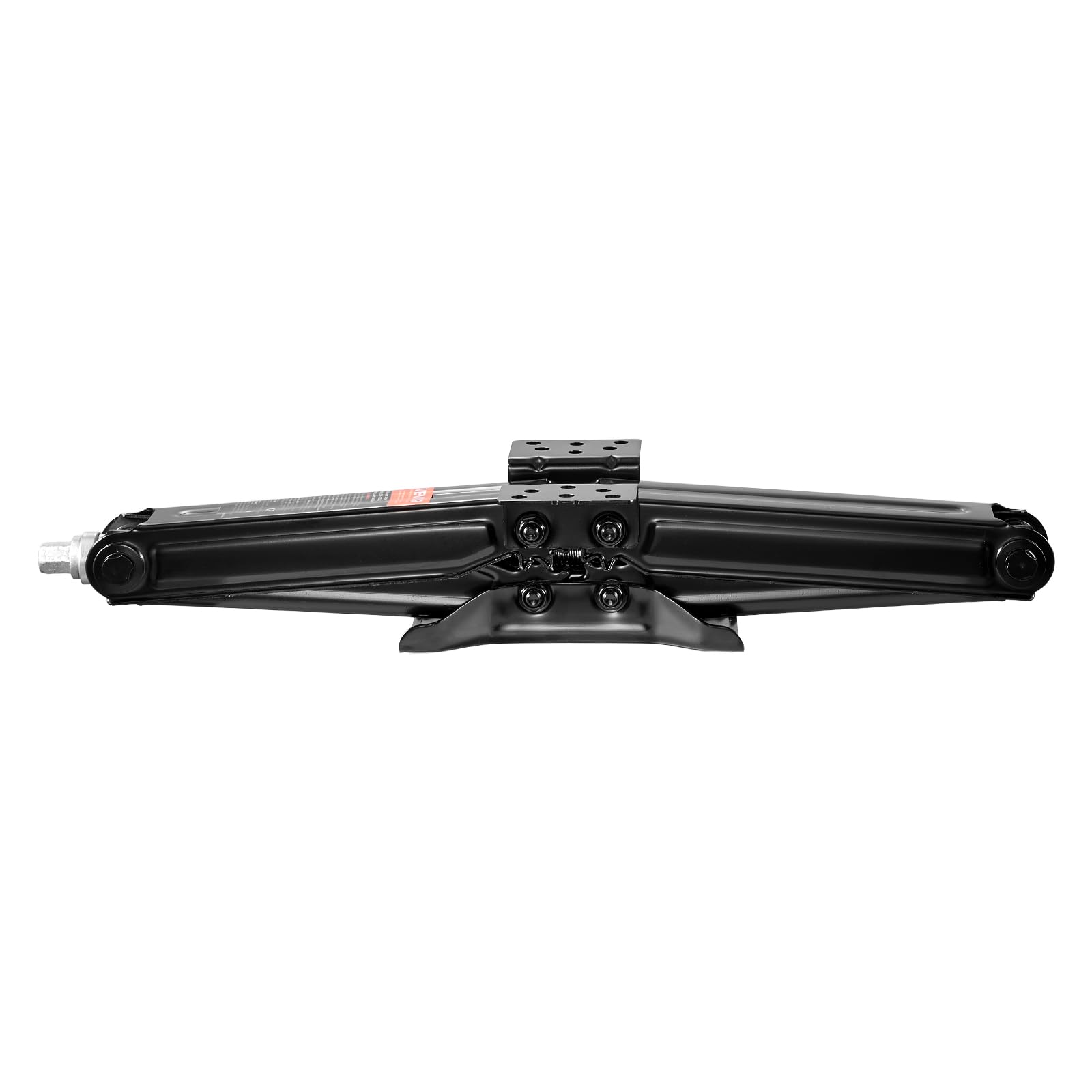 VEVOR Gatos de Tijera de 2277 kg para Autocaravanas, 2 uds, con Manivela, Nivel de Burbuja y Enchufe, no Se Doblan ni Deforman Fácilmente, 665 x 182 x 103 mm, Rango de Elevación de 10 a 60 cm