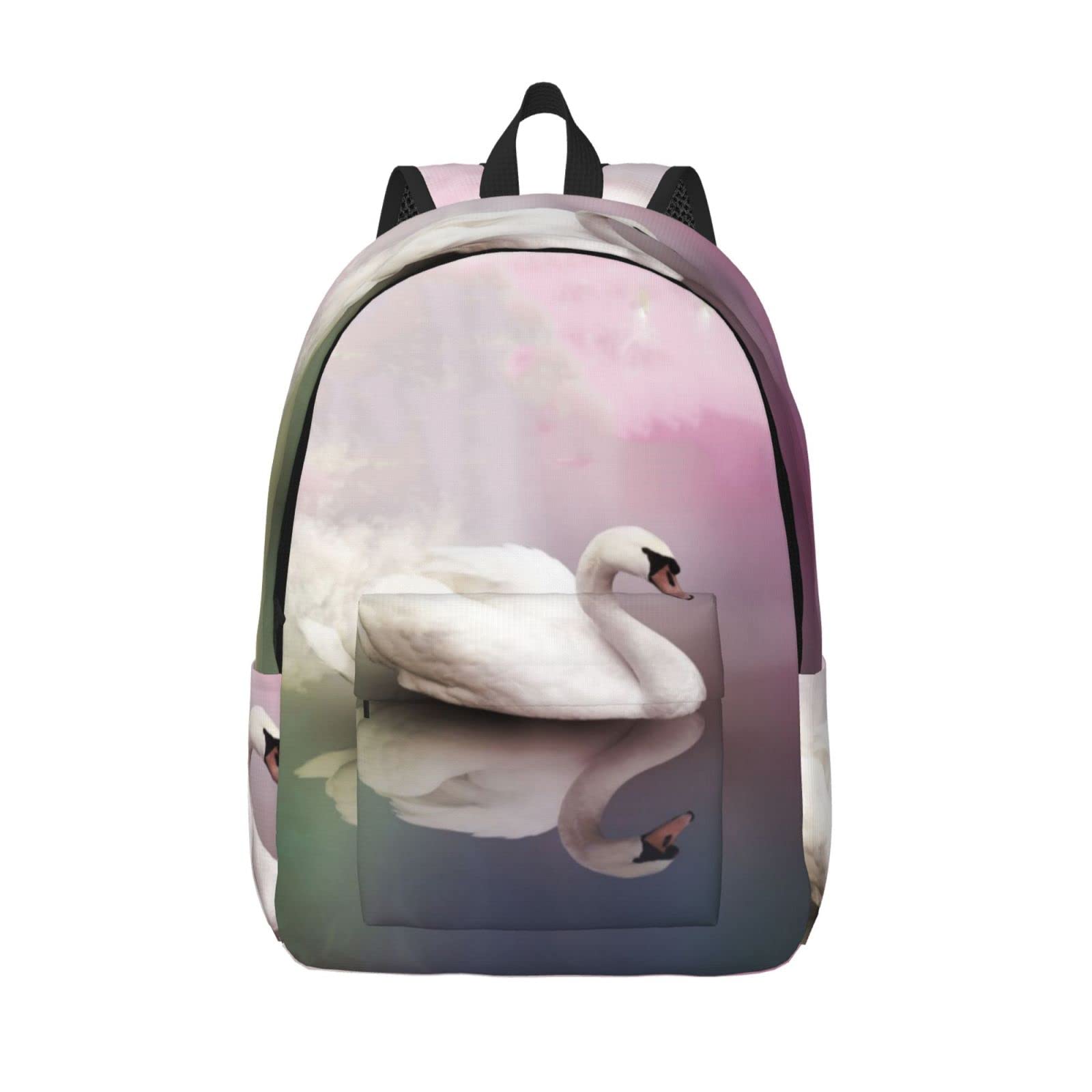 Sac à dos décontracté Coconut Beach Sunset Hamac cygne blanc durable - 8
