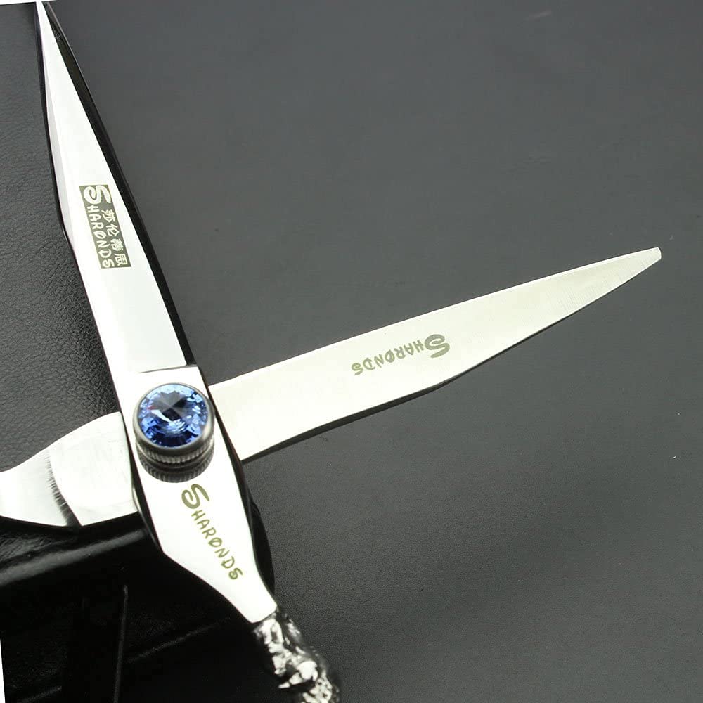 Lot de ciseaux de coupe professionnels de 15,2 cm en acier inoxydable pour coupe de cheveux, idéal pour homme et femme