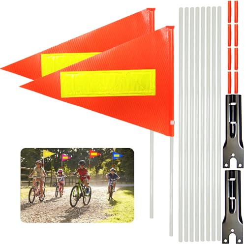 RAXCONN Wheelchairs Safety Flag with Polyester Full Color Tear-Resistant Waterproof