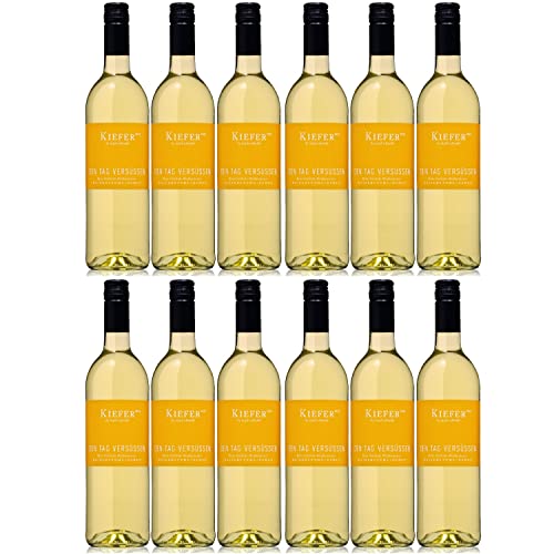 Weingut Kiefer Den Tag versüßen QbA Weißwein Wein Cuvee Lieblich Deutschland I Visando Paket (12 x 0, 75l), 9000.0 milliliter Cover