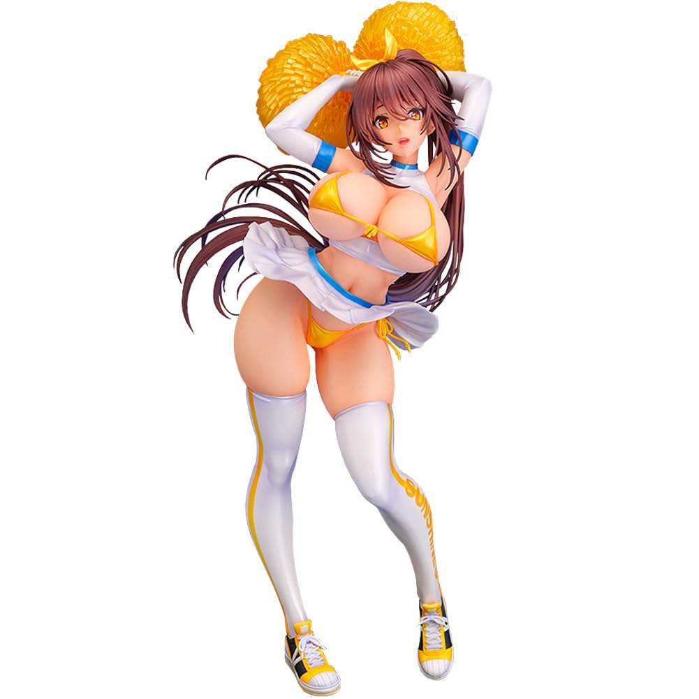 Zhongkaihua Anime illustration Sunshine Cheerleader Figure Sunshine Cheerleader Action Figure 25CM Anime Girl PVC Model Statue Decoration Ornament