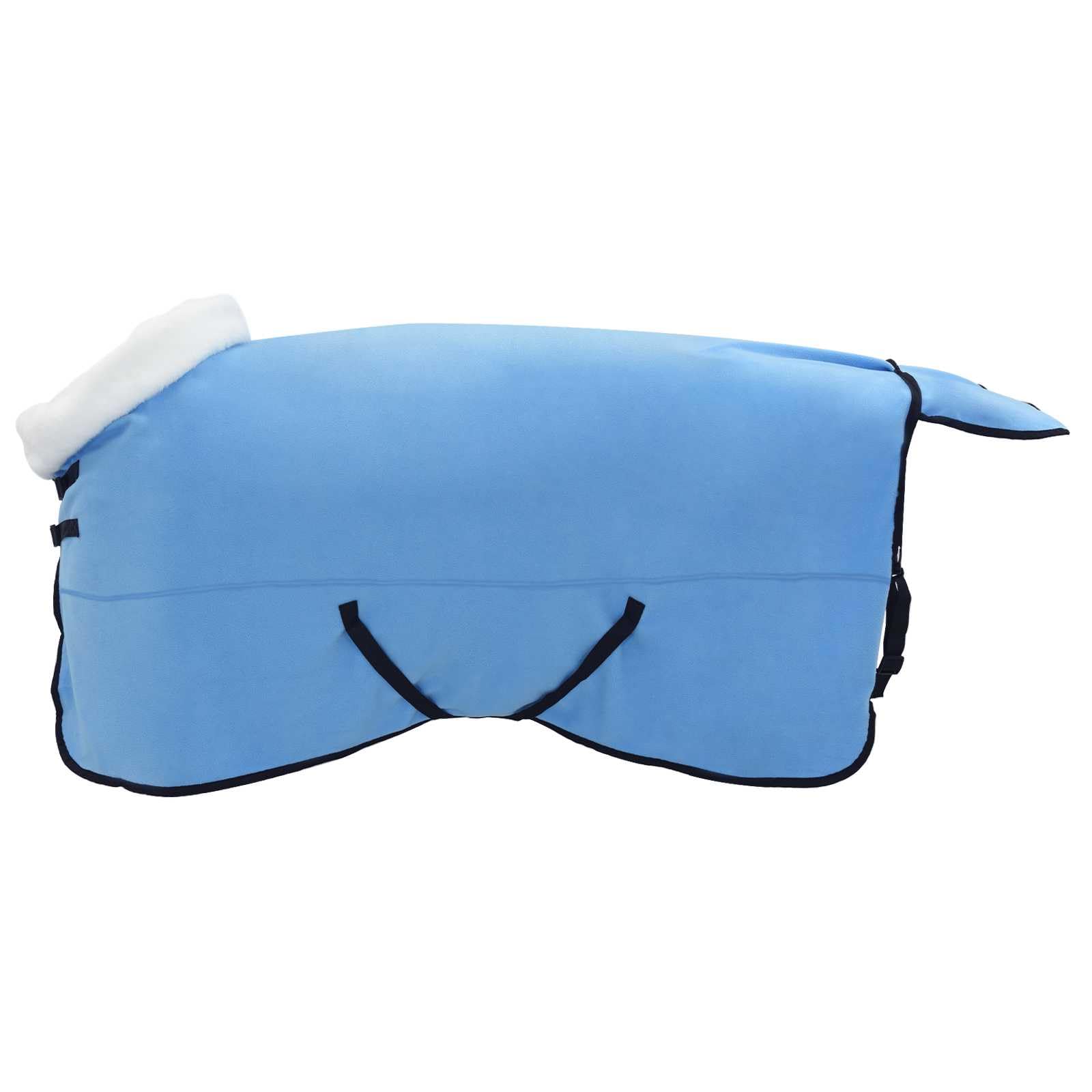 Genérico Manta para Caballo Aqua Completo 135 cm Forro Polar