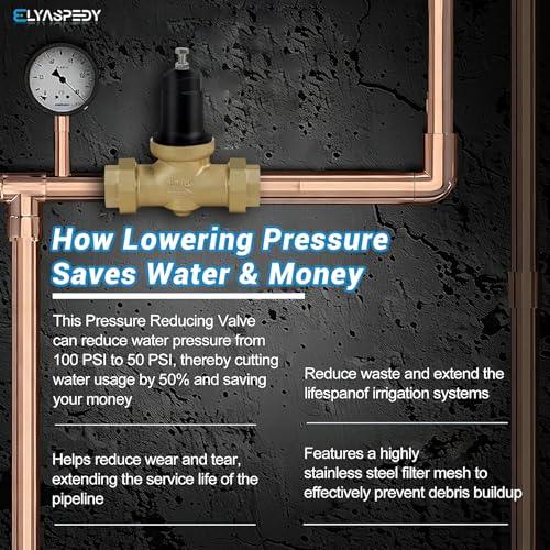 1-1/4" NR3XL Pressure Reducing Valve with Double Union FNPT Connection by Elyaspedy - Used condition - Image 6