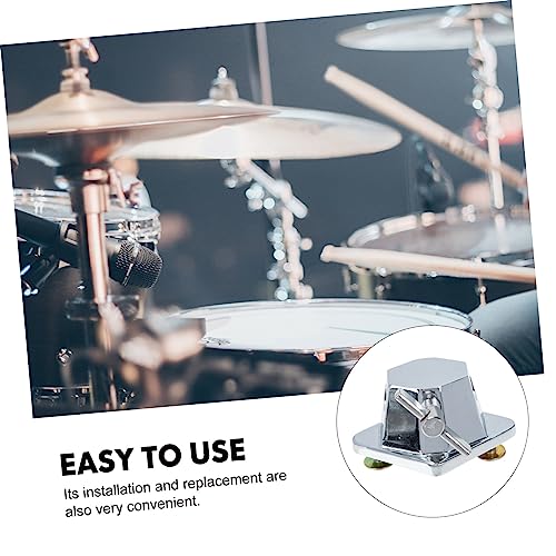 SECFOU 3pcs Drum Leg Base Set para Reemplazo y Mantenimiento Perfecto Accesorios para Batería miniatura 3
