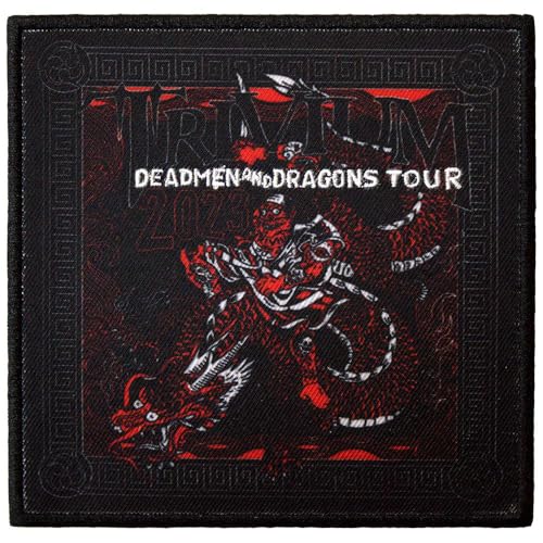 Trivium Deadmen And Dragons Tour 23 Standard Printed Patch Size One Size
