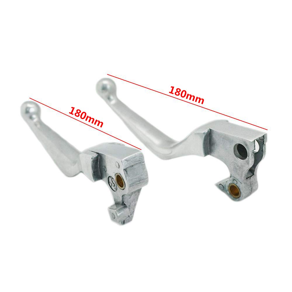 S SYUU Leve di frizione freno in lega di alluminio premium Compatibili con Harley XL Sportster 883 1200 XL883 XL1200 Forty Eight Seventy Two 2004-2013 per Motociclette avventura e lunghi giri Polished