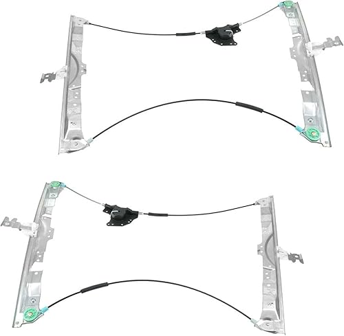 Miniatura 24 de TRQ Juego de elevalunas eléctrico trasero compatible con Volkswagen Golf 1999-2006 Jetta VW1550102 VW1551102 1999-2005