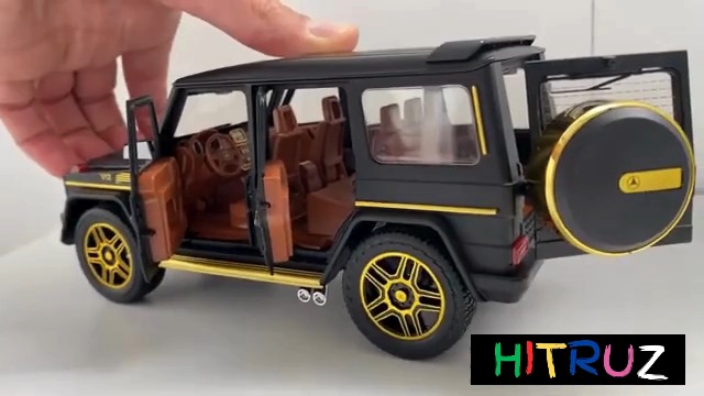 HITRUZ Mercedes G-Klessa G-63 1:24 Diecast Metal Pullback Luxury
