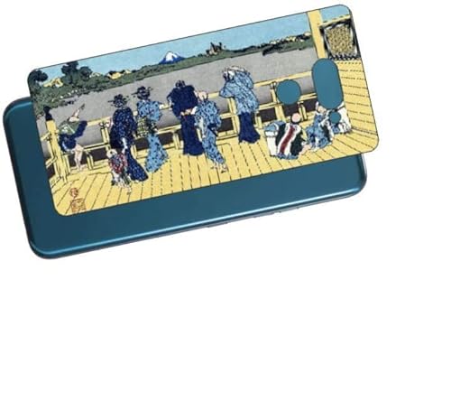 ClearView LG K50 (802LG)対応 背面保護フィルム 浮世絵プリント (葛飾北斎 「富嶽三十六景 五百らかん寺さざゐどう」)