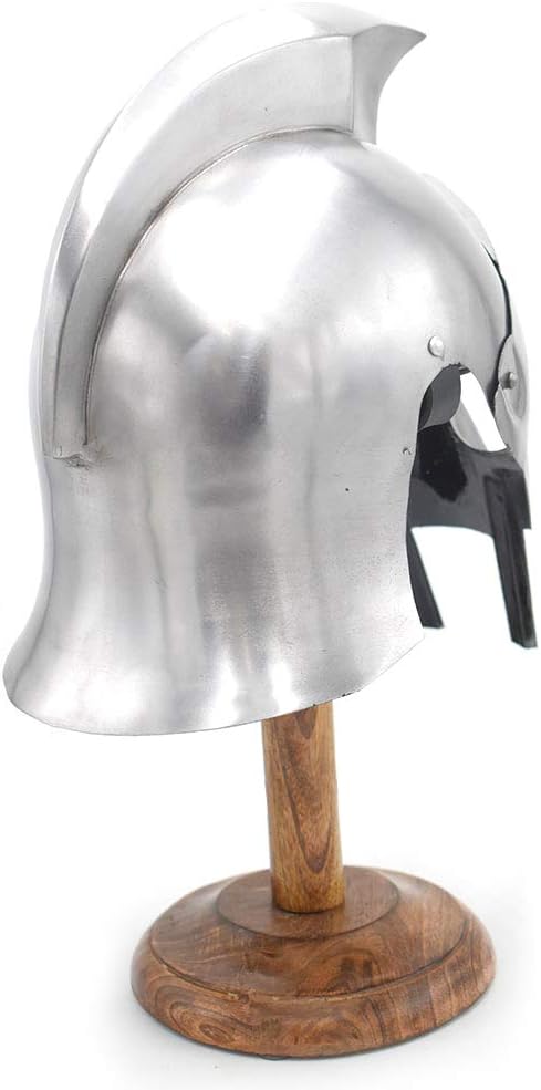Medieval Warrior Real 18G Handmade Helmet of The Spaniard Maximus Roman Gladiator Armor.