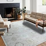 Antique Oushak Rug, Shades of Beige, Pale Blush Boho Chic Luxury Turkish Diamond Vintage Persian Ins