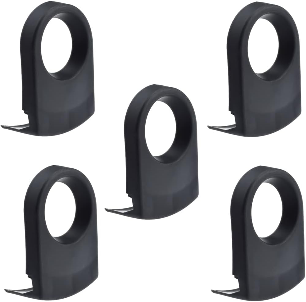 Goblet Glass Cup Clip Holders Beer Cocktail Clip Buckles Drink Bottle Snap Buckle Holders, 5 PCS, Black