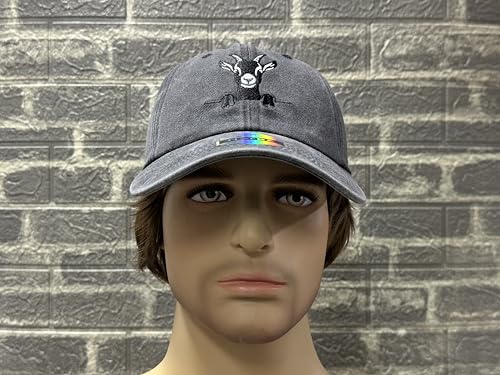 Image of Farm Animal Baseball Cap for Men Women, Goat Donkey Horse Pig Hat | Farm Life Inspiration, Classic Baseball Cap Design, Breathable Cotton Fabric, Secure Adjustable Buckle