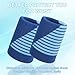 PATIKIL Sports Wristband Sweatbands for Men and Women, 2 Pcs Breathable Tennis Wrist Bands Absorbent Sweat Band for Basketball Football Baseball Running, Blue
