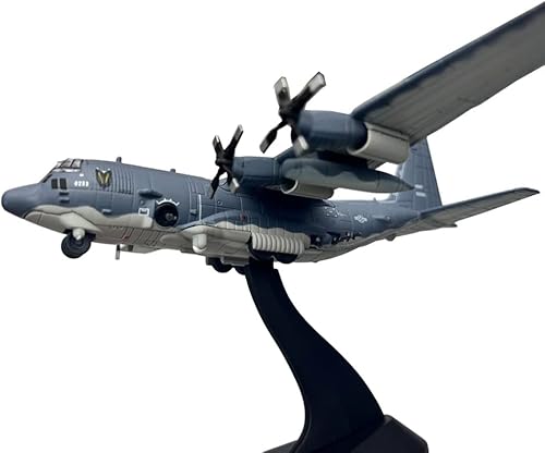 Miniatura 8 de Escala 1200 AC130 AC-130 Air Gunship Heavy Ground Attack Aircraft - Modelo de avión de metal fundido a presión para colección o regalo (AC130 No2)