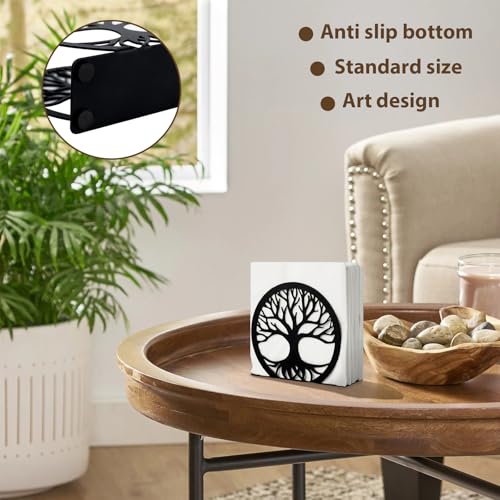 MSJGA Napkin Holder for Table, Standing Napkin Dispenser Outdoor Farmhouse Black Cocktail Napkin Holders for Kitchen Coffee Shop Dining Room (4.7"x 1.6"x 4") by MSJGA - Image 2