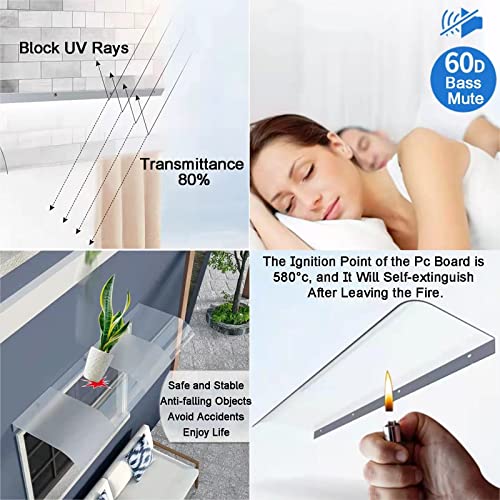 Toit transparent de protection contre la pluie pour terrasse sèche - 3