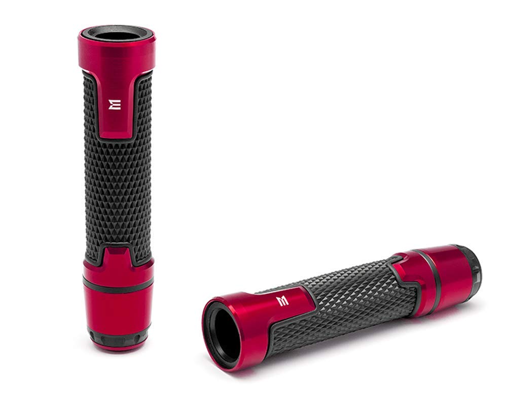 Eindpluggen voor Het Stuur van de Motorfiets Anti-vibratie Handgreep Eindkappen Schuifregelaar Ingesteld Accessoires voor 22mm 7/8 Stuur (Zwart