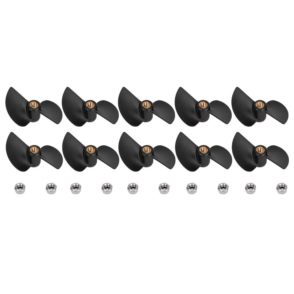 10pcs Brushless Remote Control Boat Tail Propeller, Spare Part Kit For FT009 RC Boat
