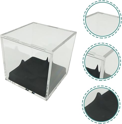 Miniatura 8 de Unomor Caja de exhibición de béisbol de 3 piezas para guantes de boxeo, vitrina para figuras, estante de exhibición para coleccionables, estuche de