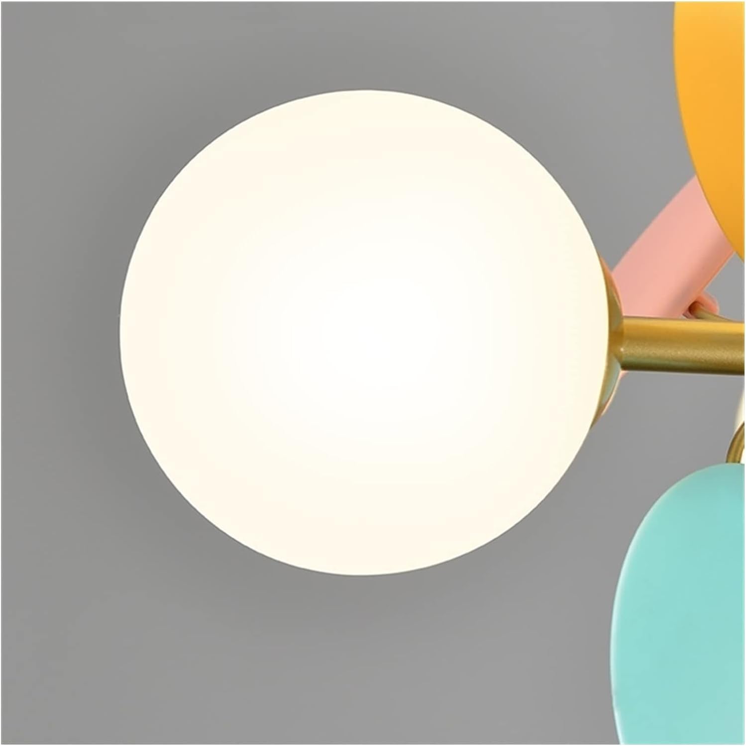 Kryształowy żyrandol - elegancka wielokolorowa szklana lampa sufitowa do salonu, sypialni i jadalni