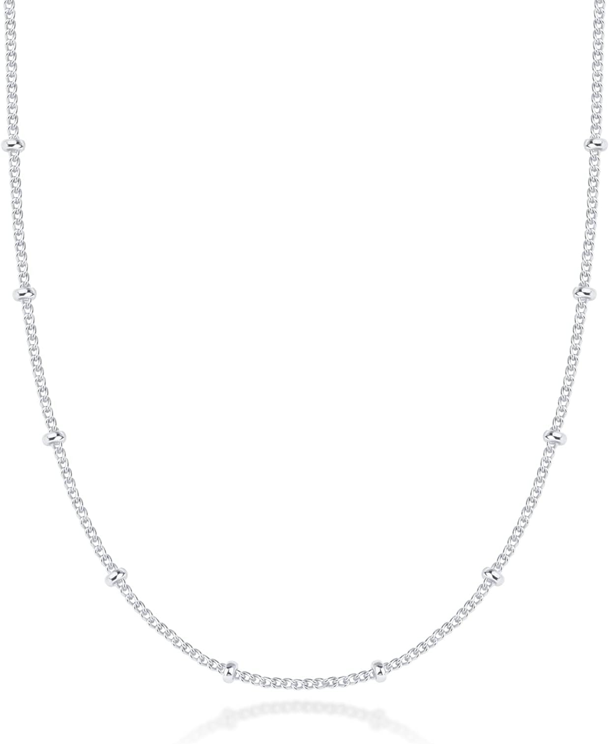 PAVOI 14K Gold Plated Adjustable Link Chain Necklace for Women | Box Rope Sphere Bead Serpentine Anchor Mariner Gold Chain Necklaces