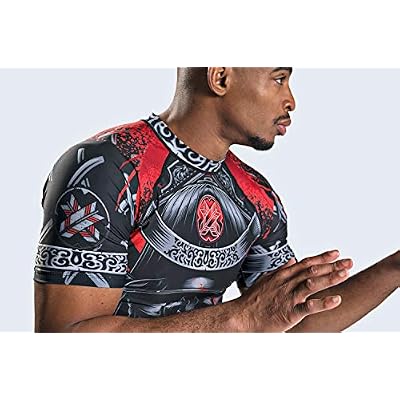 Ronin Samurai Blackout Ghost Base Layer Compression Shirt for BJJ MMA Grappling