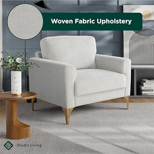 Sillón rectangular con cojines marfil ajustable miniatura 4